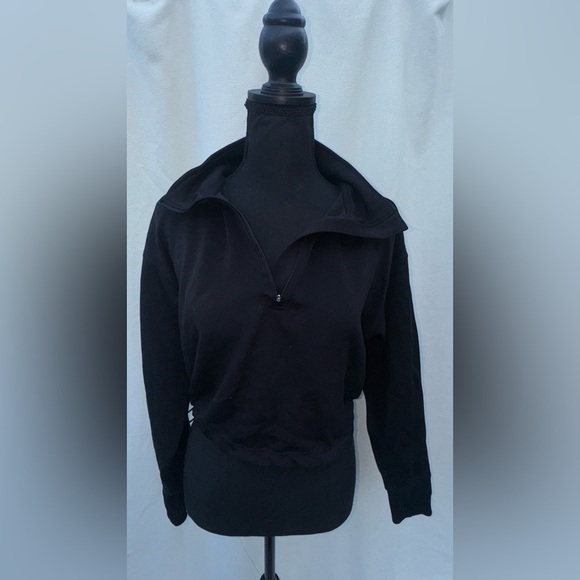 Athleta Seasoft QuarterZip Black Size Small - Picture 7 of 8